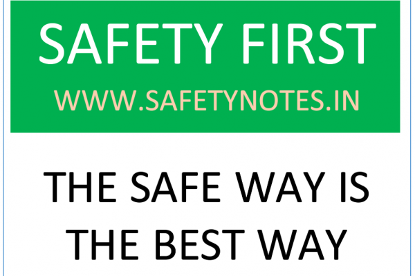 essay on safety first