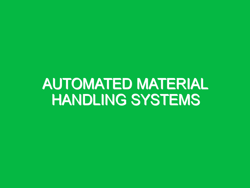 automated material handling systems 10013