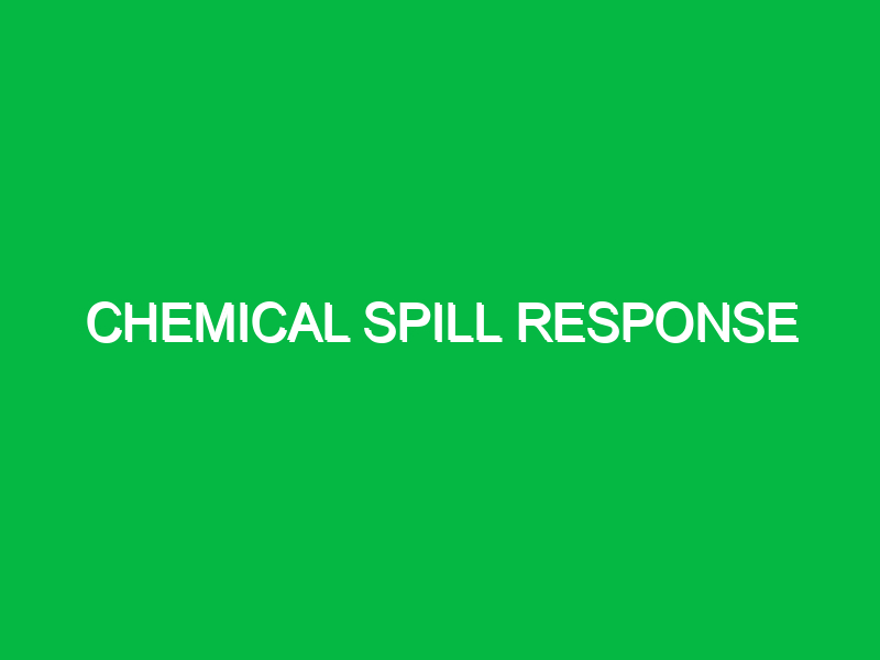 chemical spill response 9611