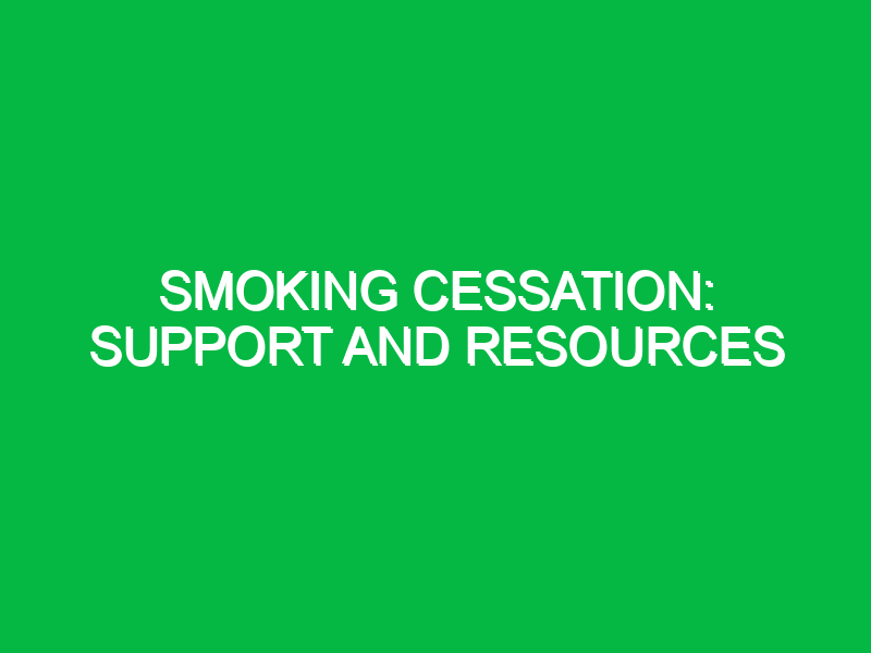 smoking cessation support and resources 9997