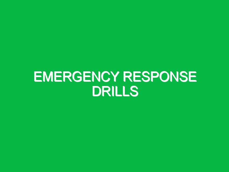 emergency response drills 10668