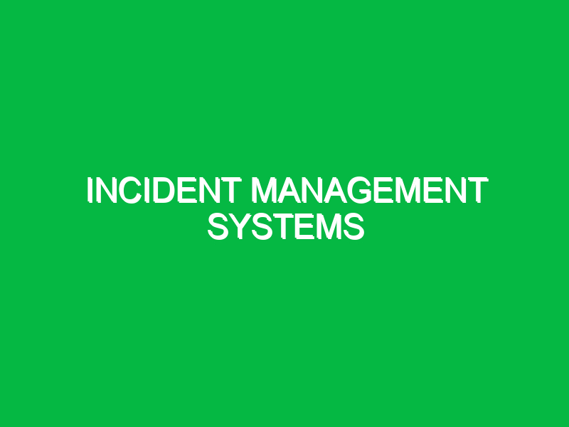 incident management systems 10767