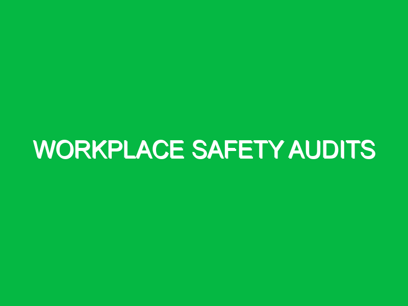 workplace safety audits 10654