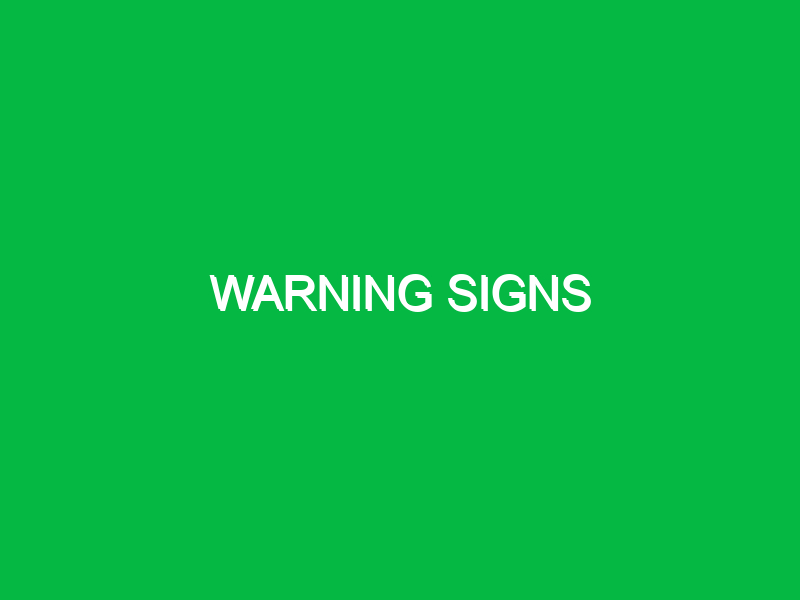 warning signs 11299