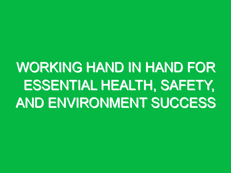 working hand in hand for essential health safety and environment success 15442